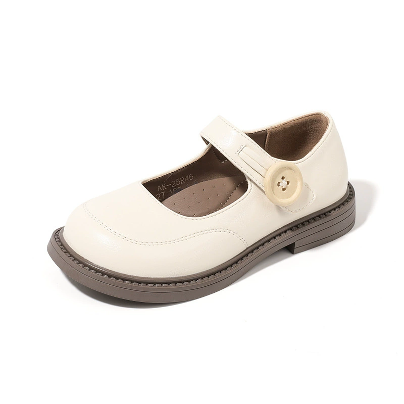 Детские кожаные туфли для девочек весна 2025, новые туфли принцессы для старших девочек, туфли для выступлений, туфли для платья, дропшипинг.