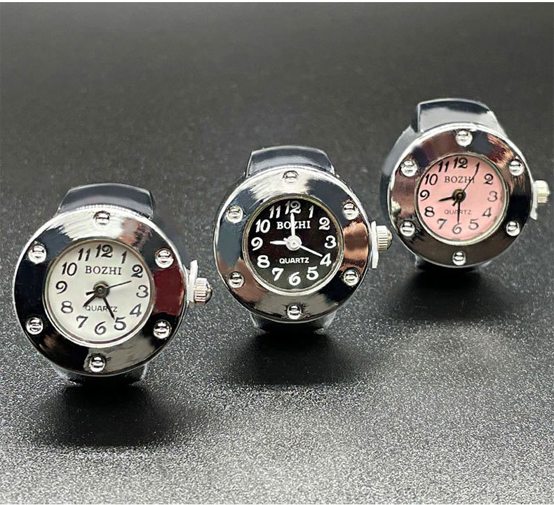 15g Weight Quartz Glass Mirror Material Stainless Steel Strap Material Watch Rings Classification Pointer+Number Display Type Round Dial Shape Casual, Daily, Shopping Occasion Quartz Movement Round Pattern All Seasons Season Unisex Gender Retro, Classic Style Style Retro Classic Style Round Quartz Watch Rings