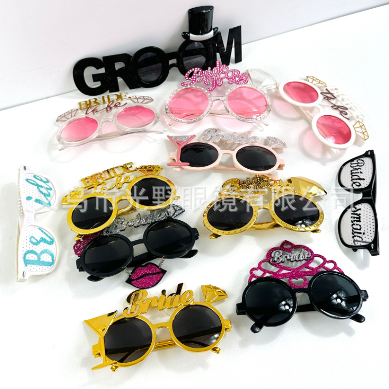Diamond glasses for bride