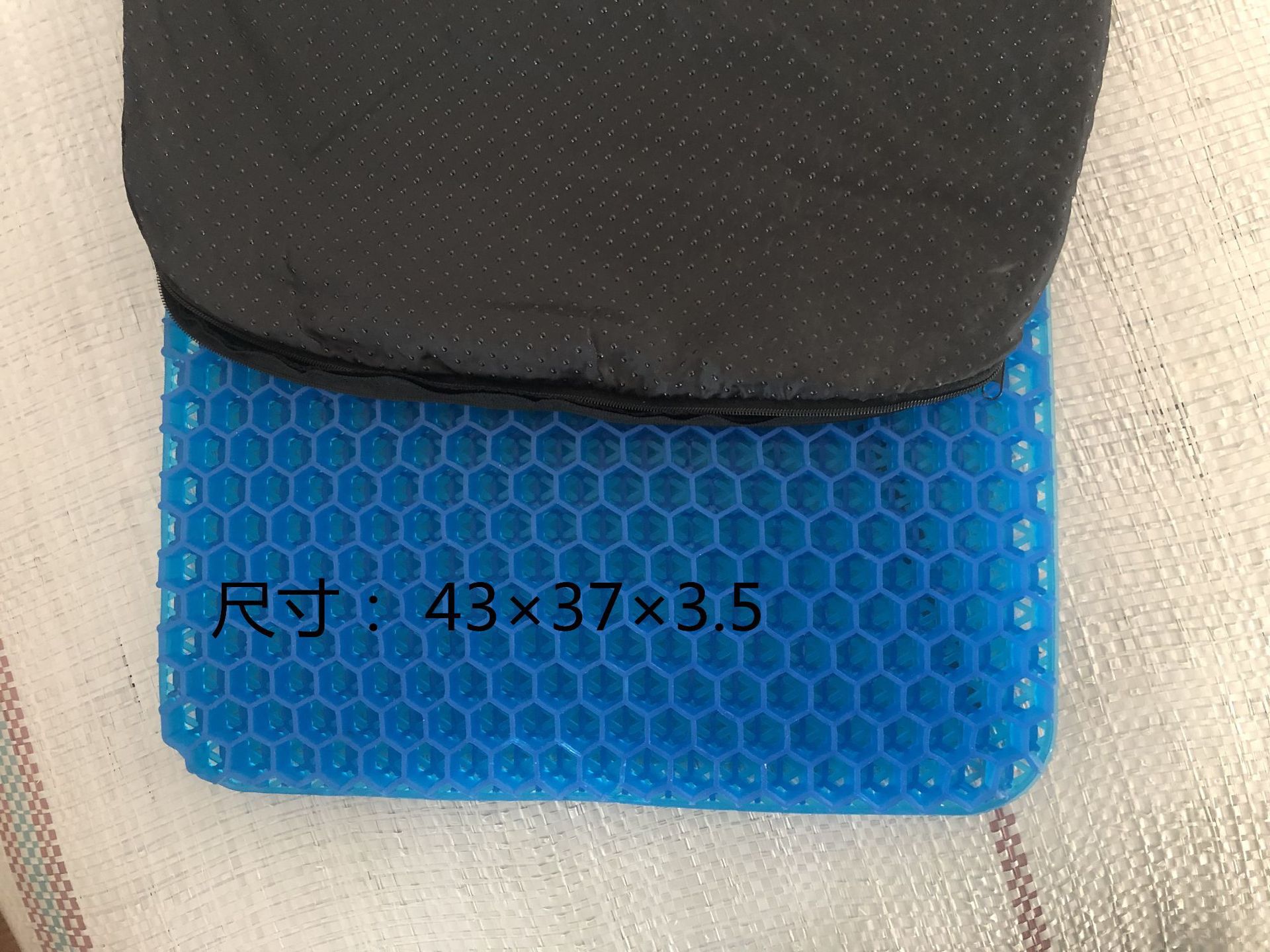 Cojín de gel tipo panal para verano, fresco y transpirable, ideal para oficina, coche y asiento tipo “huevo”, venta directa de fábrica.