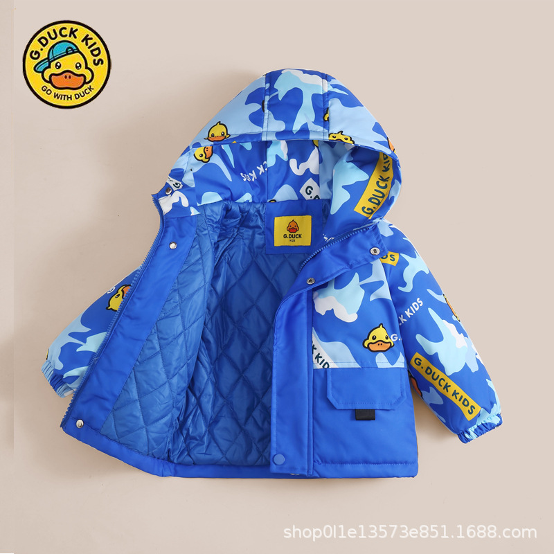 Blue [quilted jacket]]
