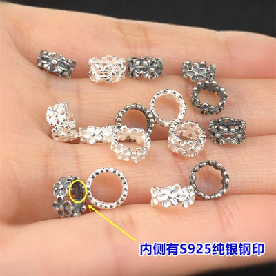 Flower Cross Spacer Bead Spacer | Zərgərlik ara hissələri