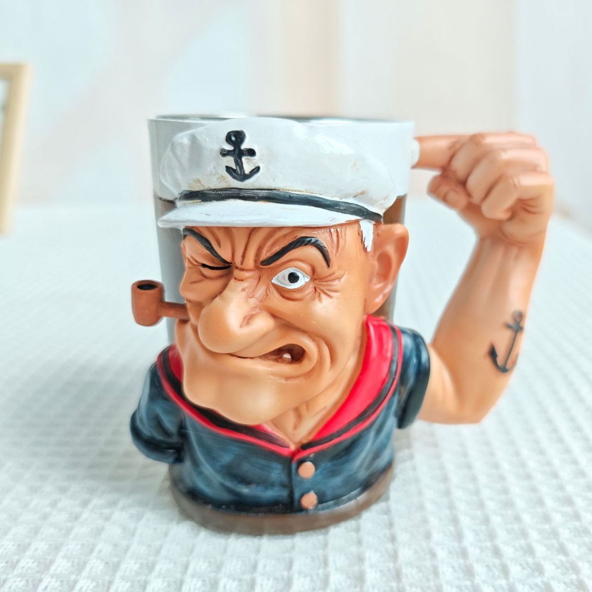Nuevo producto transfronterizo 3DPopeyePowerMug Popeye Man Power Cup Home Coffee Cup Regalo