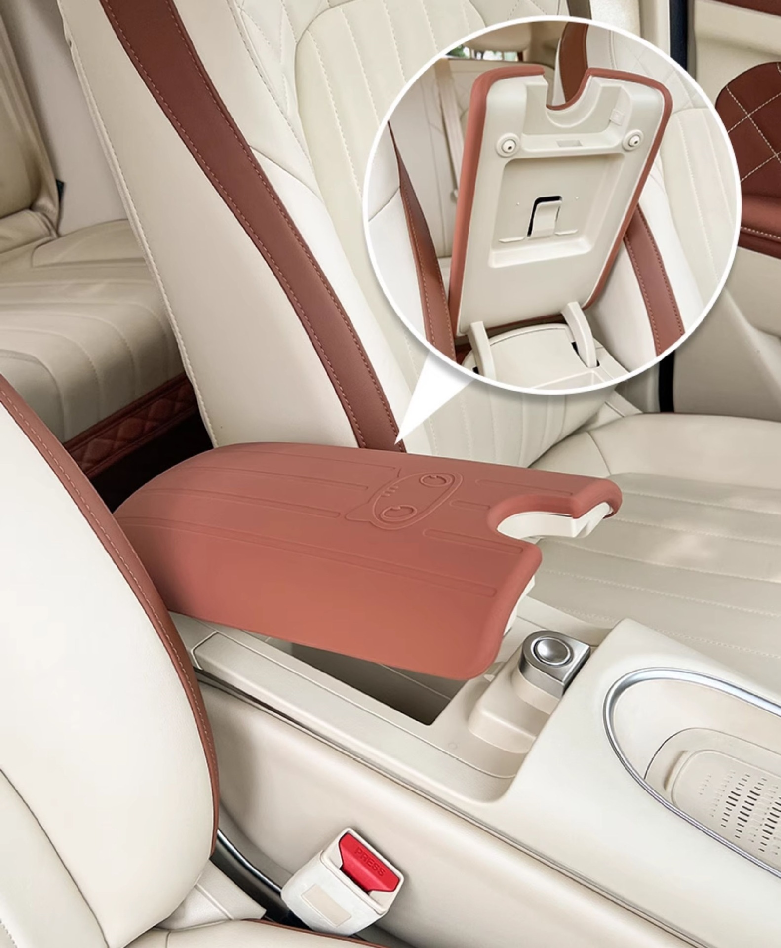 23-25 model ORA Good Cat armrest box cover, car armrest box silicone protective pad, interior car decoration