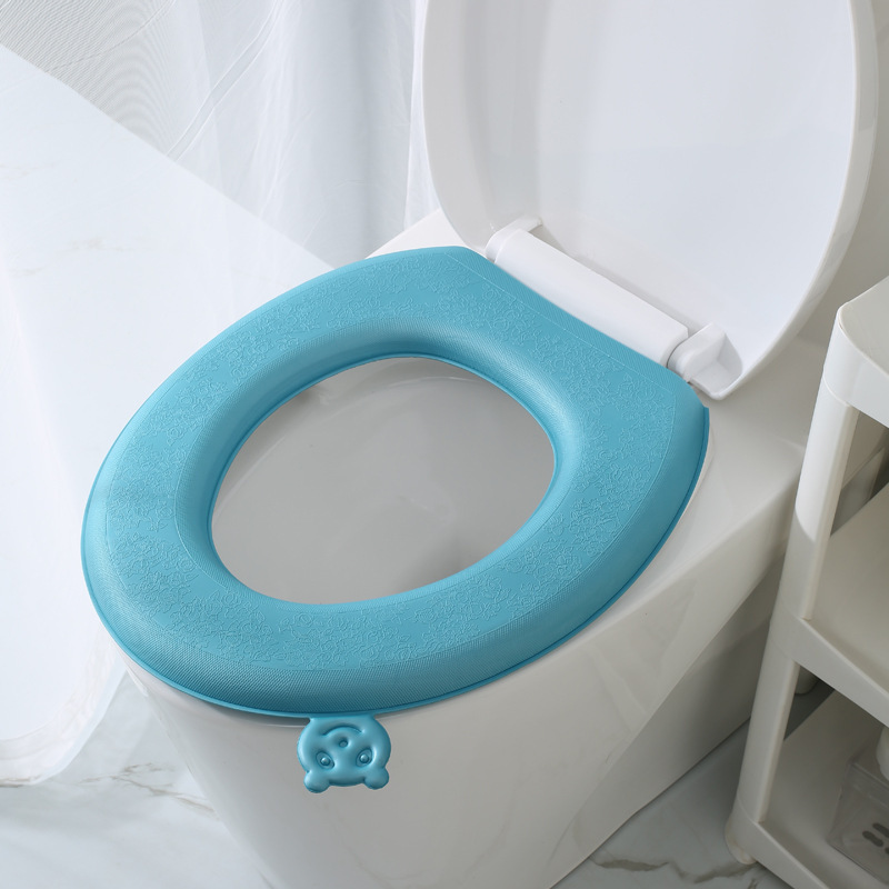 EVA防水トイレマット、四季通用トイレシート、粘着式家庭用トイレシートカバー、防水厚手|undefined