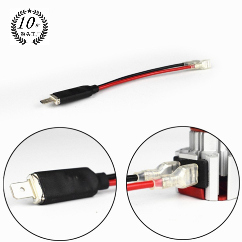 Cable adaptador H1, cable de extensión de uno a dos, soporte para lámpara LED de modificación de automóvil sin cableado, cable para soporte de lámpara de luz antiniebla H1 image 4