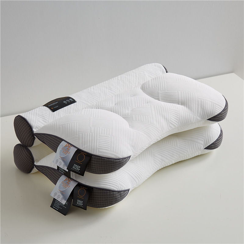 PE hose pillow cervical vertebra support sleep aid cylindrical whole household fiber single double special student dormitory pillow core