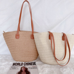 草編包 大容量手工編織女包 時尚度假沙灘包