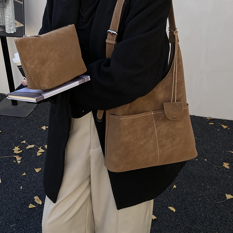 Cross-border backpack, bolsas de mano, bolsas de cubo, bolsas de gran capacidad, bolsas de hombro casuales para mujeres.