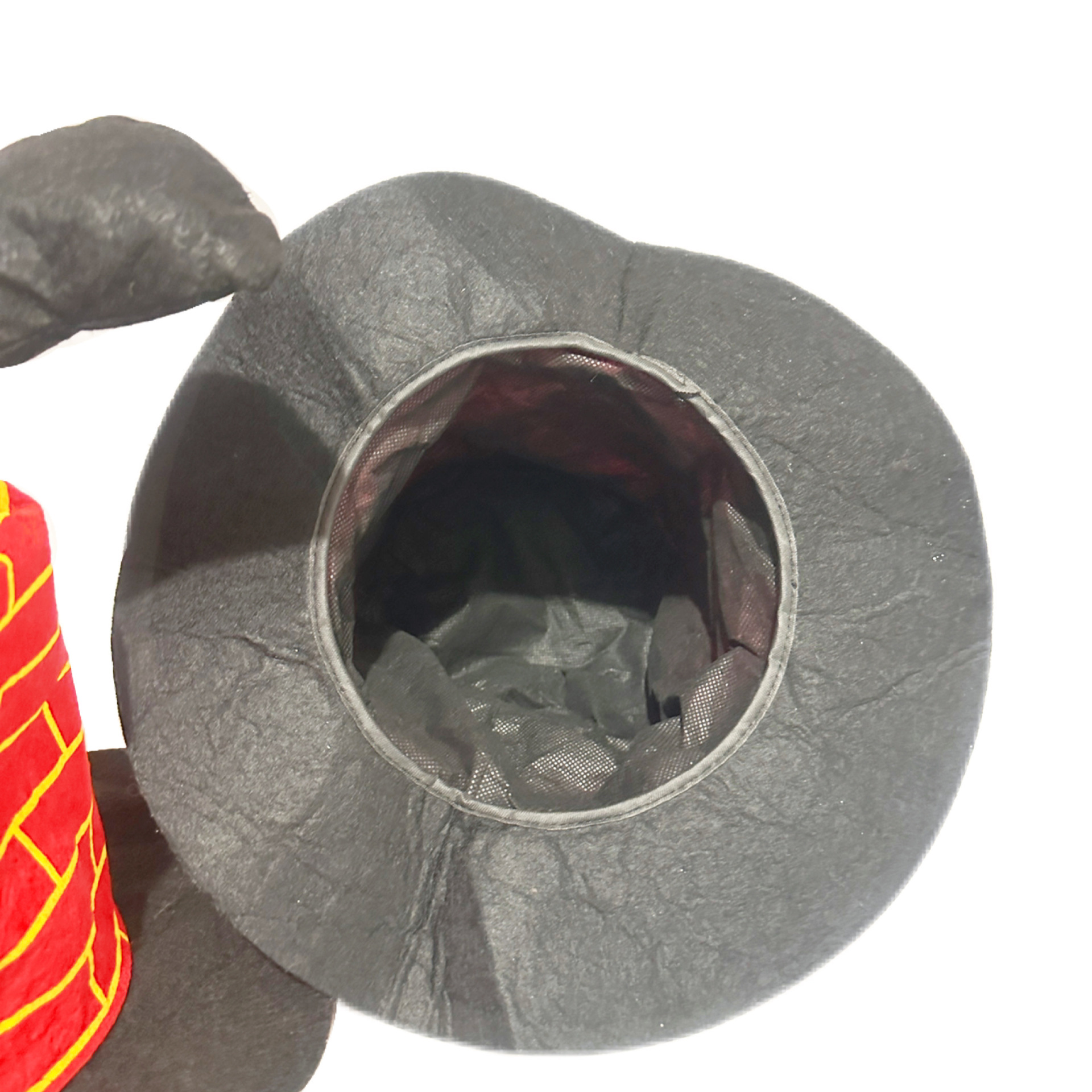 Christmas hat Christmas chimney hat Dress up Santa trouser leg hat gift bag gift box decorated Christmas hat_voghion.com