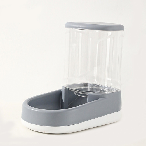 Pet water dispenser automatic feeder high transparency large capacity feeding water feeder dog basin pet bowl spot wholesale