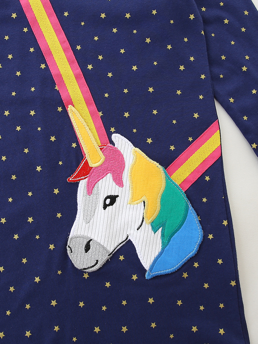 Otoño nuevo estilo vestido de niña falda de flores bordada para niños pequeños y medianos vestido de princesa de cuello redondo dulce para niñas lote mixto