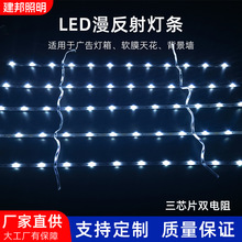 低压LED漫反射灯条 12V广告灯箱软膜天花灯 3030工程款漫反射灯条