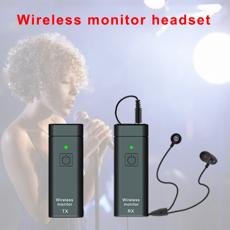 Sistema de Monitoreo Intraural Inalámbrico UHF Sin Retardo para Escenario y Transmisión en Vivo image 4