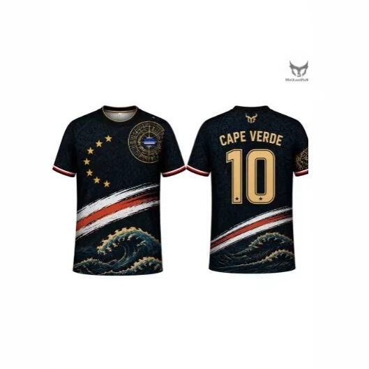 2026 New Cape Verde Flag Printed T-Shirt for Men and Women Quick-Dry Outdoor Sports Jersey Summer Casual Football T-Shirt