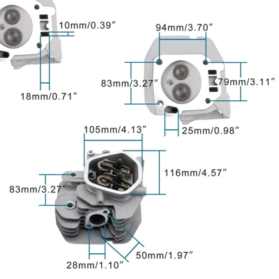Cylinder head rocker valve Other brake systems
