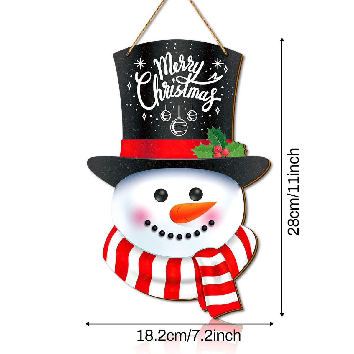 Transfronterizo temu explosión decoración del hogar invierno elementos de Navidad logotipo de madera de Navidad decoración creativa