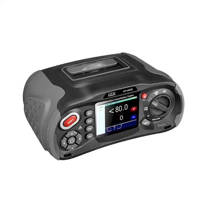 CEM华盛昌DT-6650多功能综合电气测试仪接地电阻回路电阻绝缘电阻