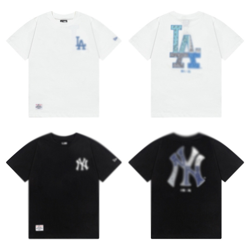 High-end MLB spring/summer unisex loose-fitting slimming printed versatile short-sleeve T-shirt High-end MLB spring/summer unisex loose-fitting slimming printed versatile short-sleeve T-shirt