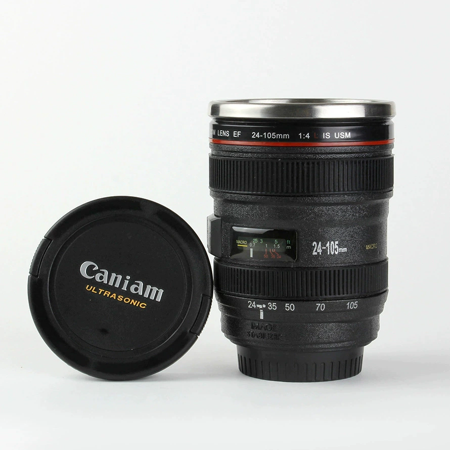  Camera, coffee lens stainless steel for men and women for elementary school students, internet celebrity