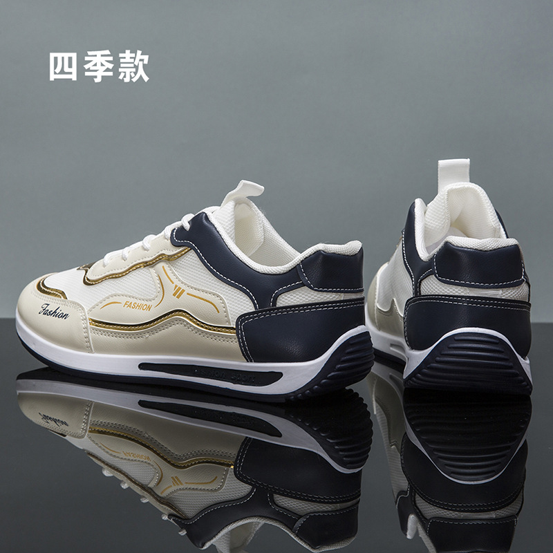 Comercio exterior al por mayor zapatos de hombre primavera nuevos zapatos deportivos ociosos Agan con suela suave en línea popularidad pop-up zapatos de moda zapatos para correr