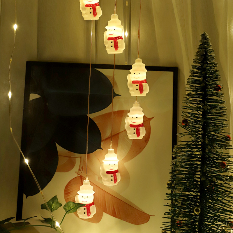 Luces de Navidad, Luces LED de Campanas de Viento, Luces Decorativas para Exteriores, Luces de Bajo Voltaje, Impermeables, Luces de Colores, Luces LED de Cadena de Gran Venta Transfronteriza