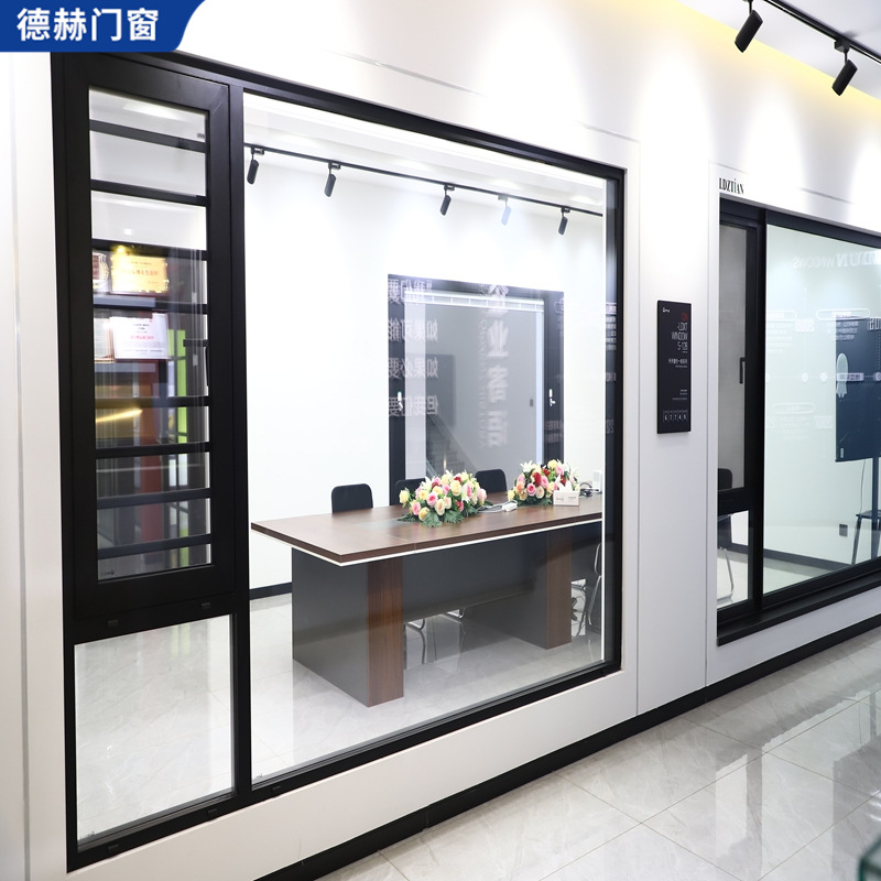 工厂出口外开纱窗一体阳光房商场咖啡店落地平开窗家用阳台铝门窗