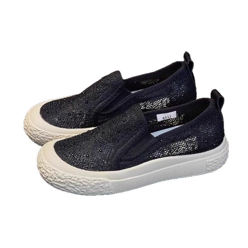 Damiu Zapatos de pescador de encaje de malla para mujeres 2025 zapatos de galletas transpirables zapatos de moda casuales