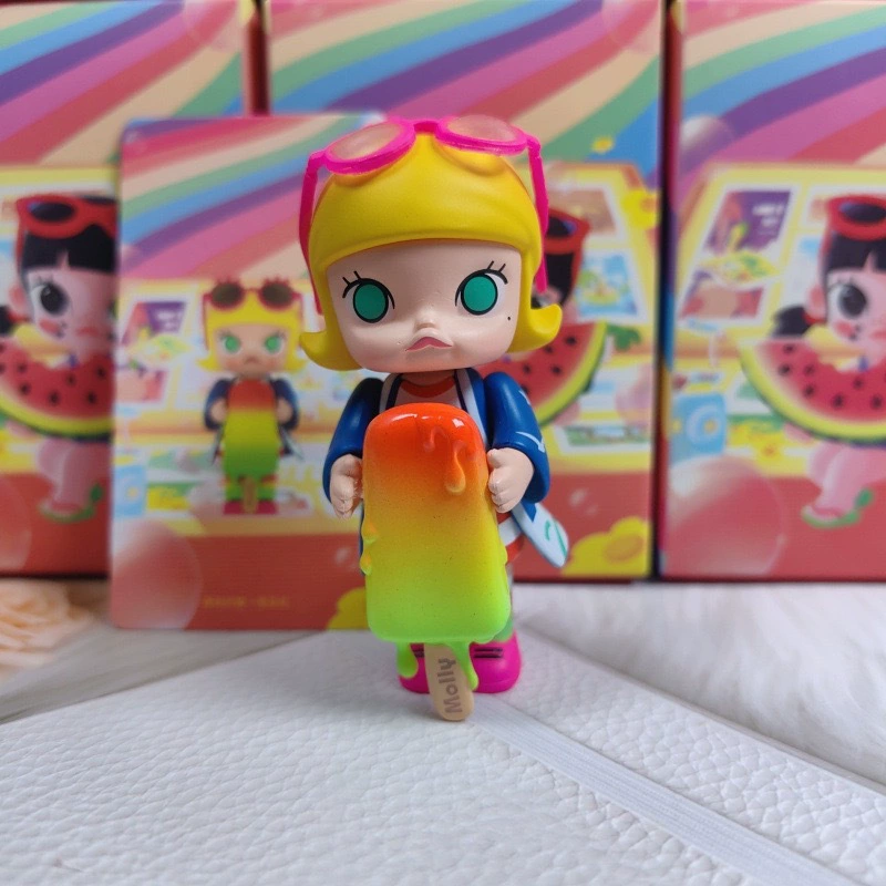 POPMART Pop Mart слепая коробка Molly Моё детство слепые коробки игрушки для стола автомобильные декорации