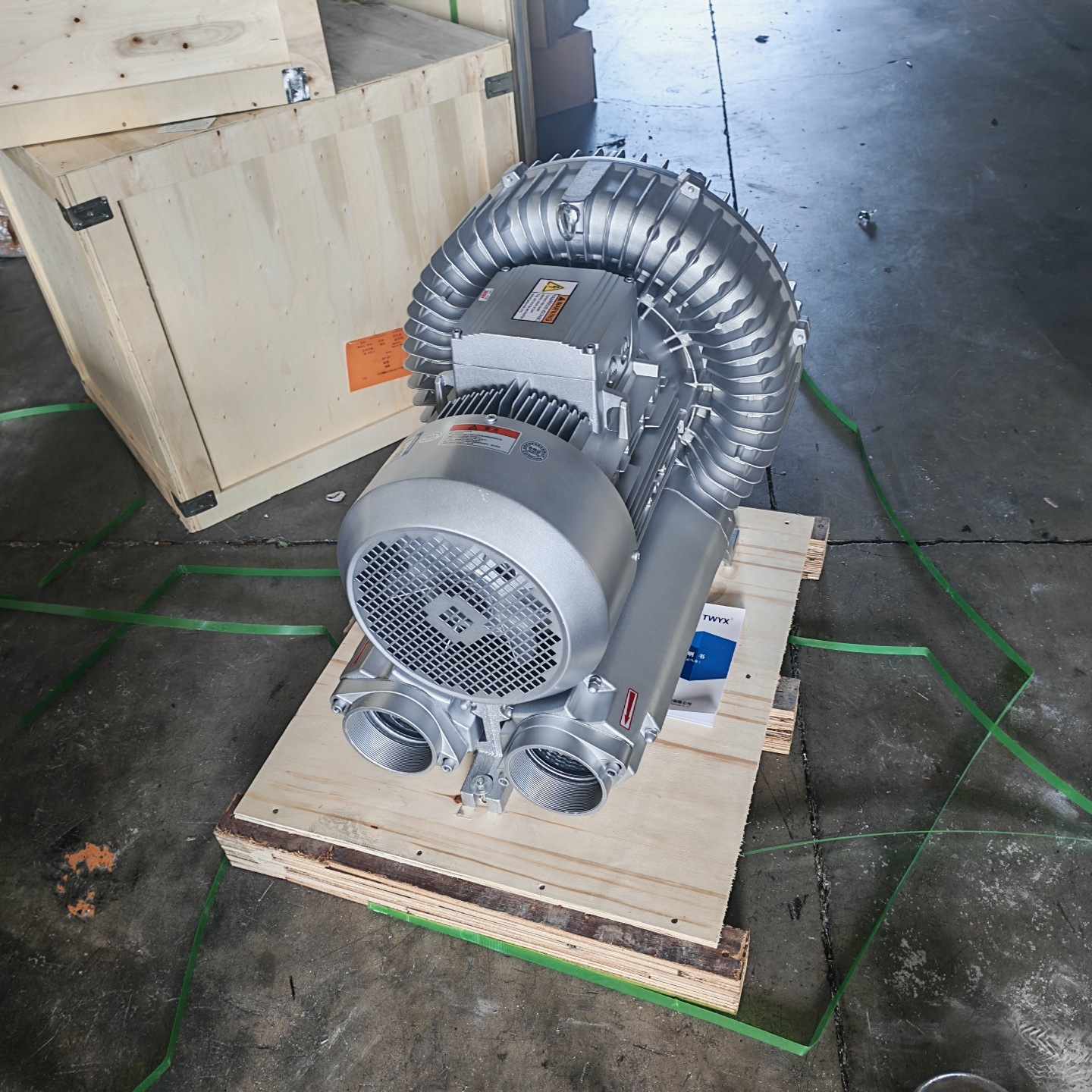 18.5KW ventilador de alta presión de vacío de alimentación RB-91D - 3 ventilador de alta presión de vórtice tipo turbina de frecuencia variable ventilador de alta presión