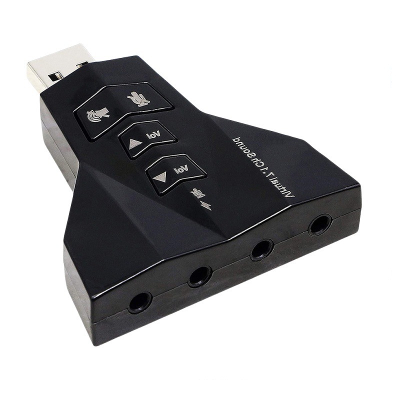Tarjeta de sonido USB sin unidad adaptador de auriculares portátiles tarjeta de sonido externa independiente image 9