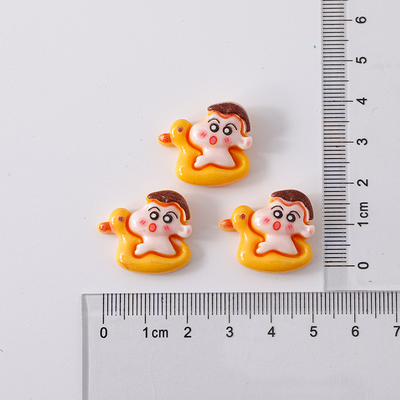 Estrella de dibujos animados DIY crema pegamento accesorios de resina teléfono móvil Shell material hecho a mano horquilla joyería de resina al por mayor