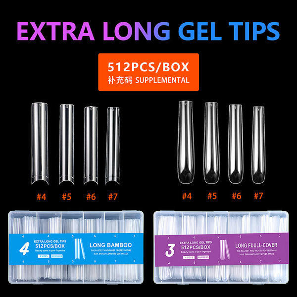 Manufacturer supplies extra long water pipe nails XXL manicure…