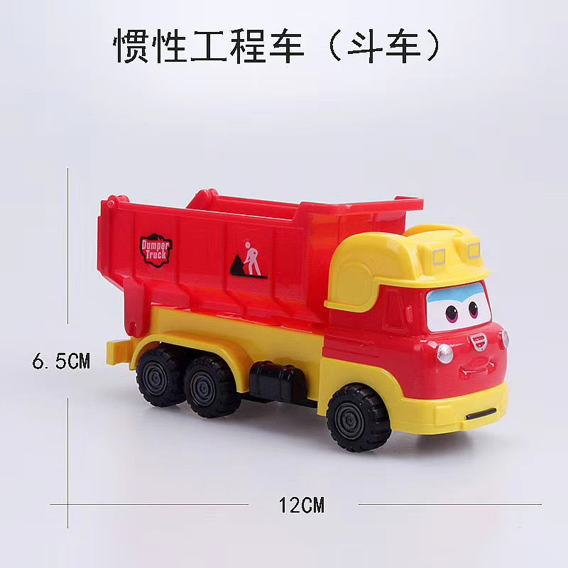 Celebridades de Internet decoración de pasteles de cumpleaños para niños decoración grúa excavadora camión de ingeniería grúa torre postre de cumpleaños accesorios de vasos de papel