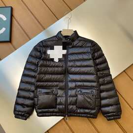2025蒙家秋冬女装羽绒服保暖90白鹅绒口袋轻薄短款修身外套明防寒
