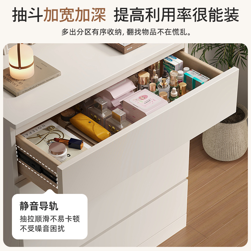 Cinco armarios armario de dormitorio armario cajón sala de estar simple armario de almacenamiento moderno contra la pared armario de cabecera de cama