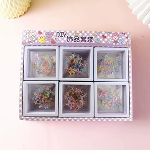 Мини-набор для DIY-маникюра: смола украшения для заколок
