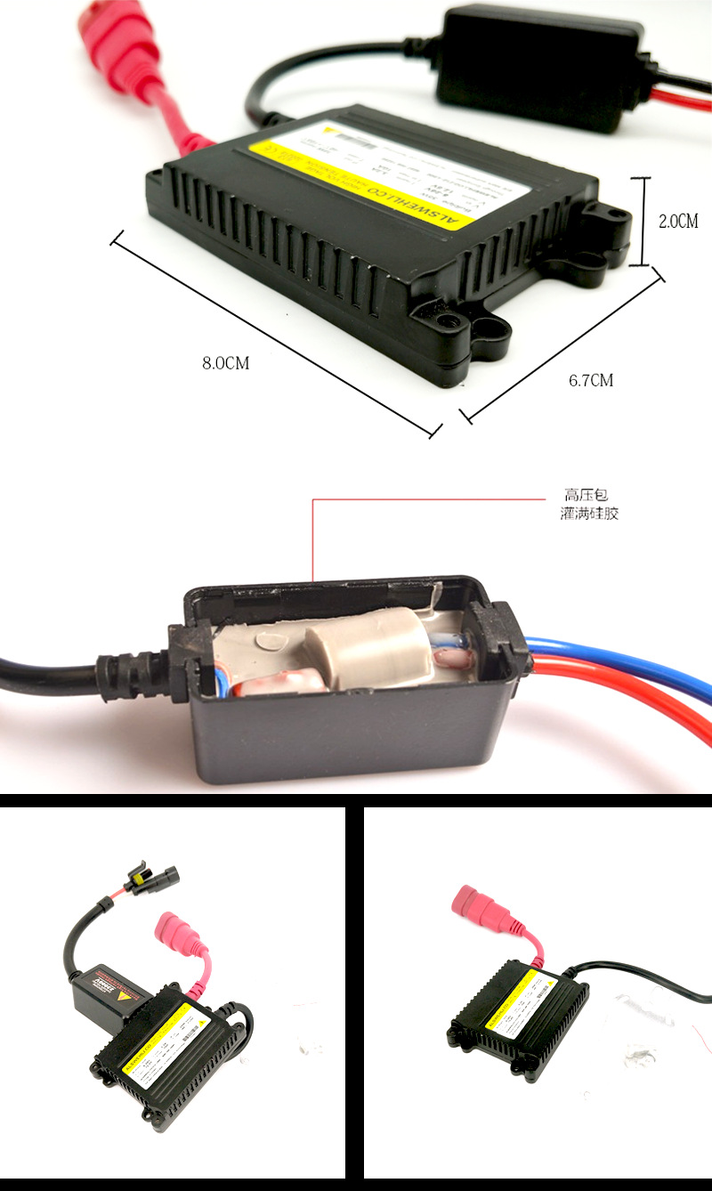 Factory wholesale free shipping highlight car xenon lamp 12V35W strong light bulb H1 H7H11 9005 H3 suit
