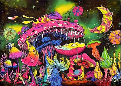 Avtomobil döşəmə paspasları, A Store Carpet Floor Mat - mushroom-forest-07-5080cm