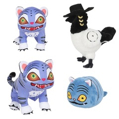 跨境kpop demon hunters plush猎魔女团周边公仔老虎毛绒玩偶现货