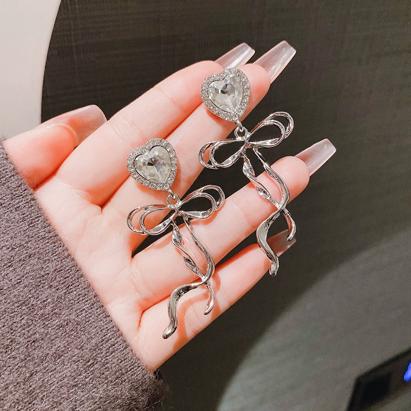 Серьги, универсальная серебрянная игла, аксессуар, образец серебра 925, стиль легкого люкса