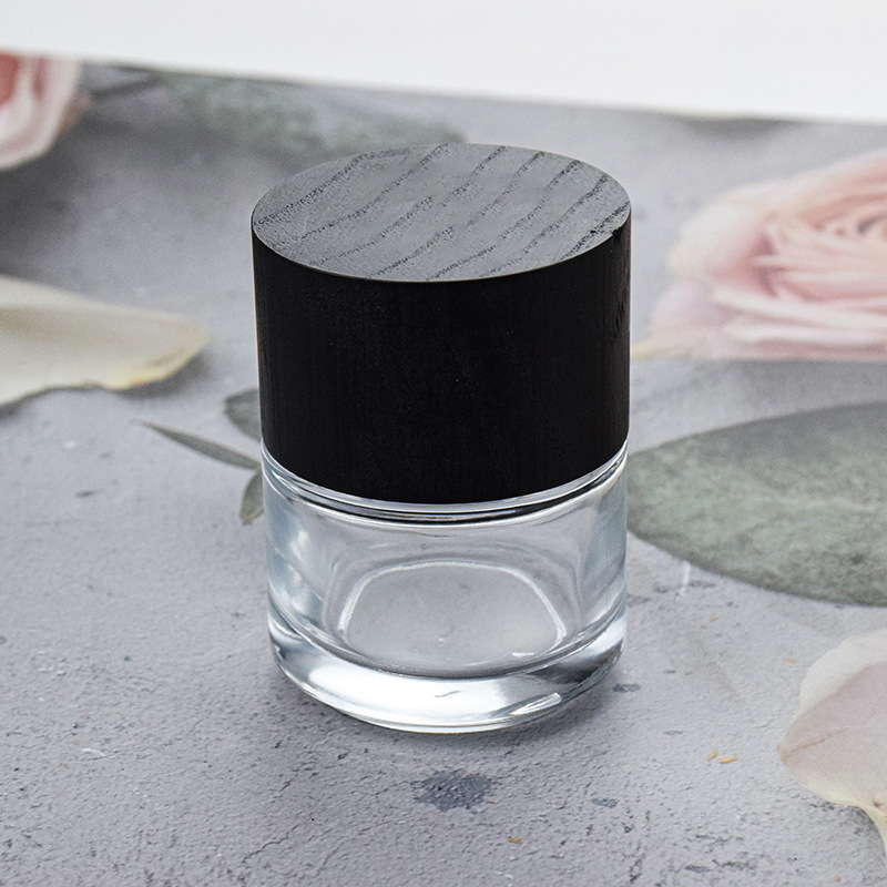 30ml/50ml円柱形バヨネットガラス瓶球形蓋携帯押し香水瓶化粧品ガラス瓶|undefined