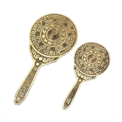 Bronze Mirror Twelve Zodiac Bronze Mirror Handle Mirror Home Crafts Bronze Wholesale