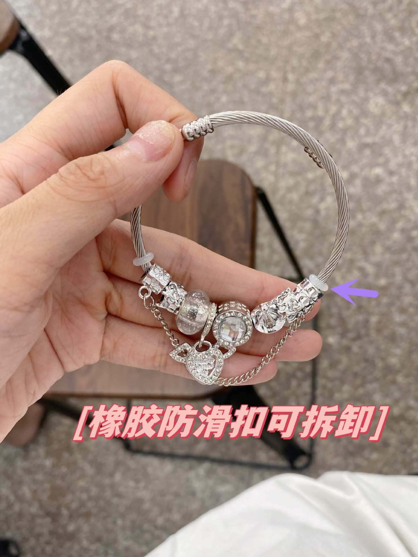 Angel wings bracelet