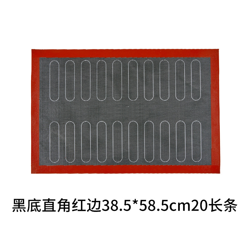 Hueco transpirable horno hornear fábrica de silicona para hornear estera de fibra de vidrio estera horno para hornear