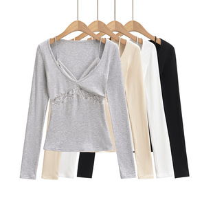 Spring sexy set, long-sleeve, trend of season, European style