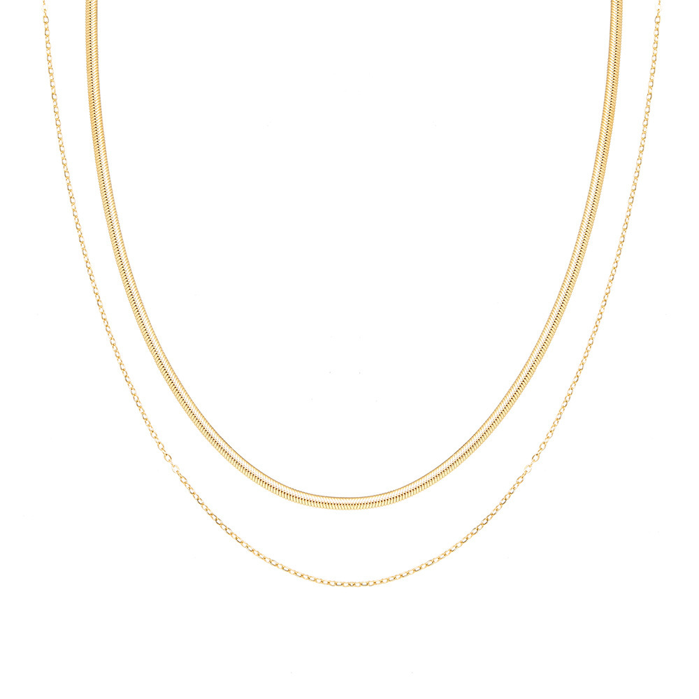 Fashion Geometric Stainless Steel Plating Necklace 1 Piece