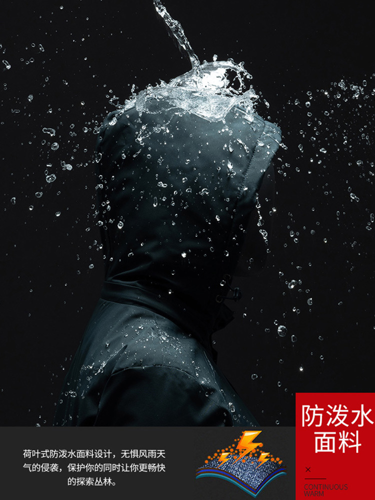 Couples al aire libre chaqueta de asalto de algodón para hombres y mujeres chaqueta de algodón gruesa chaqueta de algodón frío abrigo de algodón de montaña se puede imprimir LOGO