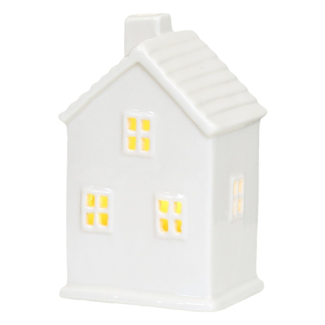 Casa de cerámica pequeña lámpara de mesa decoración creativa dormitorio decoración noche Luz Decoración artesanía transfronteriza Comercio exterior Exportación