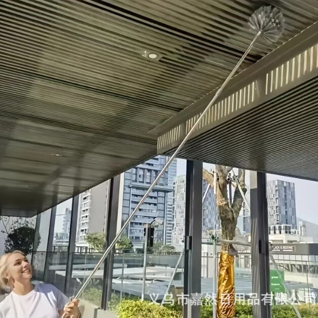 Multi-Head Microfiber Extended Ceiling Fan Cleaning Dust Remover Spider Web Dust Brush Feather Duster